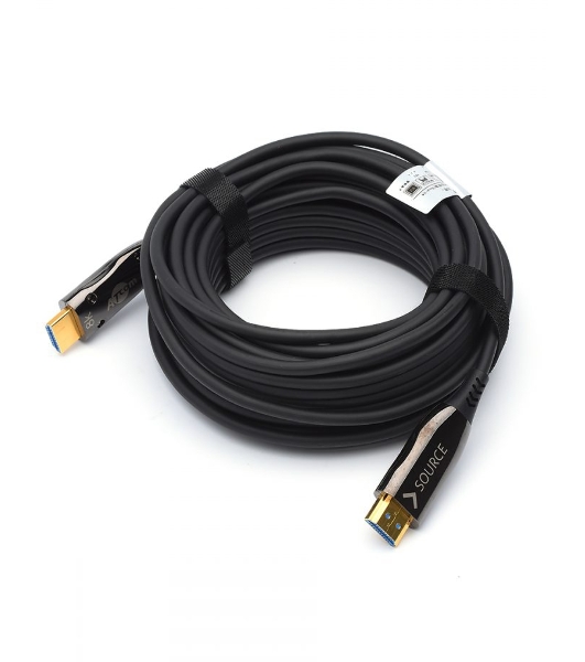 Кабель HDMI 20 м (HIGH speed, Metal gold, Optical) 8K VER 2.1 Кабель HDMI 20 м (HIGH speed, Metal gold, Optical) 8K VER 2.1