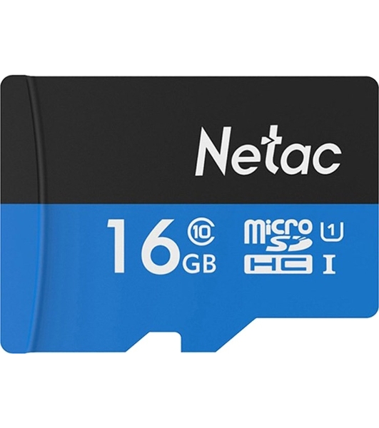 Флеш карта microSDHC 16Gb Netac P500 NT02P500STN-016G-S (без SD адаптера) 80Mb/s