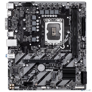 Материнская плата Gigabyte H810M H, LGA1851, Intel H810, 2xDDR5, 4xSATA, 1xM.2, 1xPCIe 4.0 x16, 1xPCIe 3.0 x1, 1xHDMI, 1xD-Sub, 1x1Gb LAN, 1xUSB-C 5Gbps, 4xUSB-A 5Gbps, 7xUSB-A 2.0, 3x3.5 мм, 7.1, mATX