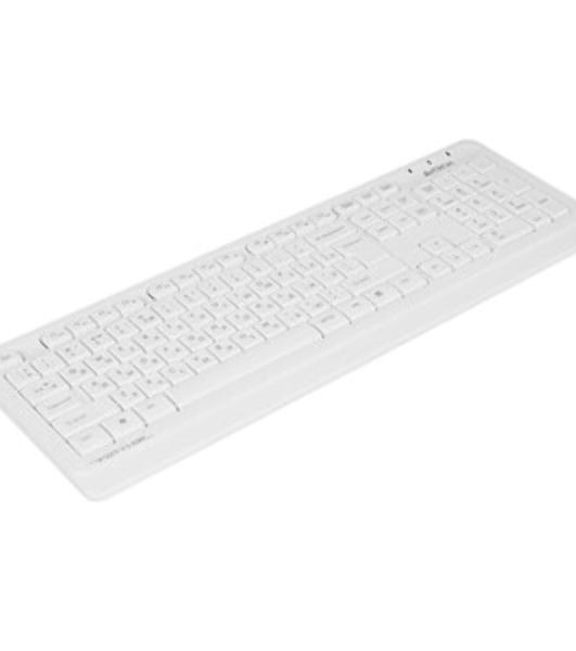 Комплект клавиатура+мышь A4Tech FStyler FG1012 беспроводной, USB, 1200 DPI, белый