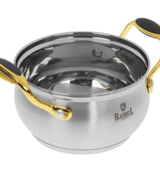 Кастрюля RASHEL Голд R-190Н 1,9 л из нерж.