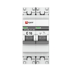 Выключатель автоматический EKF mcb4763-2-16C-pro 2P 16А (C) 4,5kA ВА 47-63 EKF PROxima, фото4