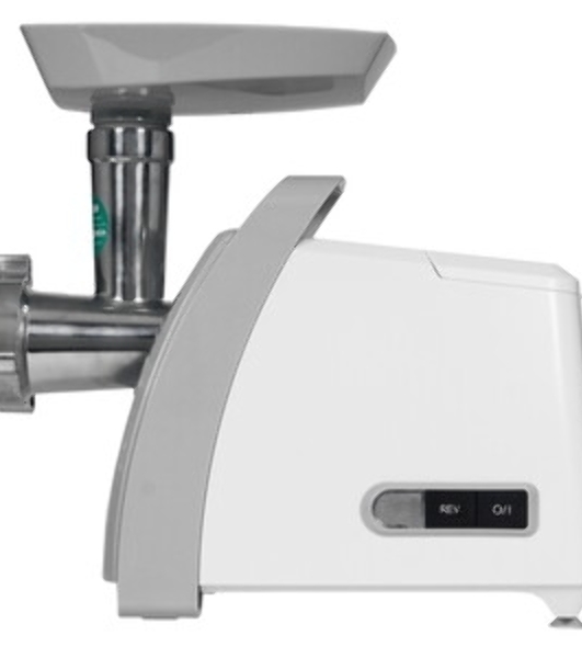 Мясорубка электрическая Bosch MFW 66020 белый/серый, 1800 Вт, 3.0 кг/мин, реверс, защита от перегрузки, насадки - 5