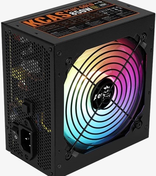 Блок питания Aerocool/Formula KCAS PLUS GOLD 850W (850W, ATX v2.4, APFC, Fan ARGB 12cm, 80+ Gold, Retail)