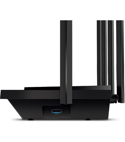 Роутер TP-Link Archer AX73 AX5400 Dual Band Wireless Gigabit Router, 1.5 GHz Tri-Core CPU, 1 GE WAN + 4 GE LAN ports, 1× USB 3.0 Port, support 1024-QAM, OFDMA, MU-MIMO, Airtime Fairness, Beamforming, 160MHz Channel Width, come with HomeShieldTM, support Russia PPTP/L2TP/PPPoE