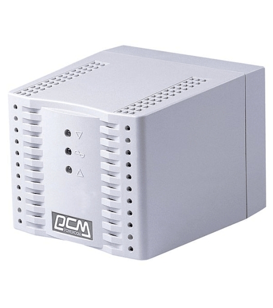 Стабилизатор напряжения Powercom TCA-1200 600Вт 1200ВА белый