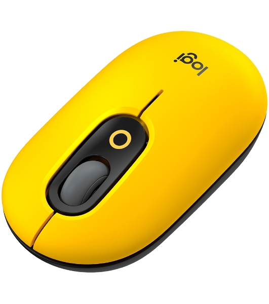 Мышь беспроводная Logitech POP Mouse желтый, 4000 dpi, Bluetooth, кнопки - 4