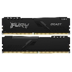 Оперативная память Kingston Fury Beast, DDR4, 32GB (2x16GB), 3200MHz, CL16, DIMM, с радиатором, черный, фото7