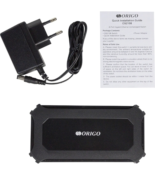 Коммутатор Unmanaged Switch 8x1000Base-T, plastic case