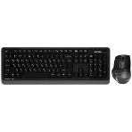 Комплект клавиатура+мышь A4Tech FStyler FG1035 беспроводной, USB, 2000 DPI, чёрный/серый, фото13