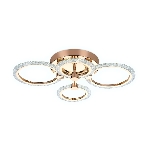 Потолочный светодиодный светильник FA416/2+2 GD золото 60W 640*460*120 (ПДУ РАДИО 2.4G), фото 1