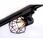 Трековый однофазный светильник Ambrella light GL5002 BK черный E27 max 40W D92*163, фото6