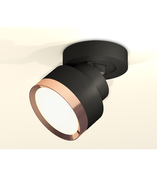 Светильник Ambrella Light XM8102005 SBK/PPG черный песок/золото розовое полированное GX53 (A2229, A2106, C8102, N8126)