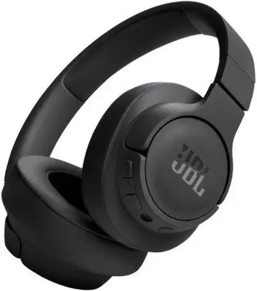 Беспроводные/проводные наушники JBL Tune 720BT черный, полноразмерные, Bluetooth + проводной, быстрая зарядка