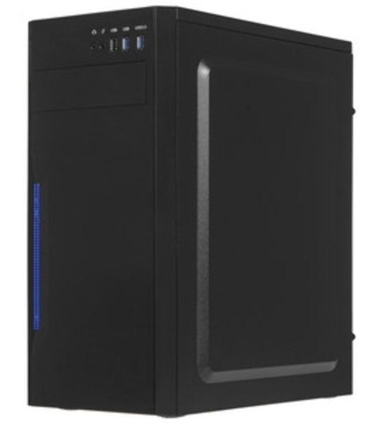 Компьютерный корпус Miditower ExeGate XP-333U Black, ATX, (XP400, Black,120мм), 1*USB/2*USB 3.0, Audio