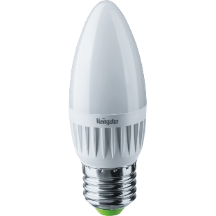 Лампа светодиодная Navigator NLL-C37-7-230-4K-E27-FR 7Вт свеча 4000К белый E27 560лм 176-264В