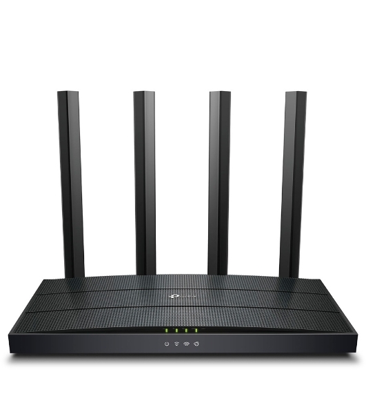 Роутер TP-Link AX1500 Dual-Band Wi-Fi 6 RouterSPEED: 300 Mbps at 2.4 GHz + 1201Mbps at 5 GHzSPEC: 4× Antennas, 1GHz Dual Core CPU, 1× Gigabit WAN Port + 3× Gigabit LAN Ports, 1024-QAM, OFDMAFEATURE: Tether App, WPA3, Access Point Mode, IPv6 Supported, IPTV, Bea