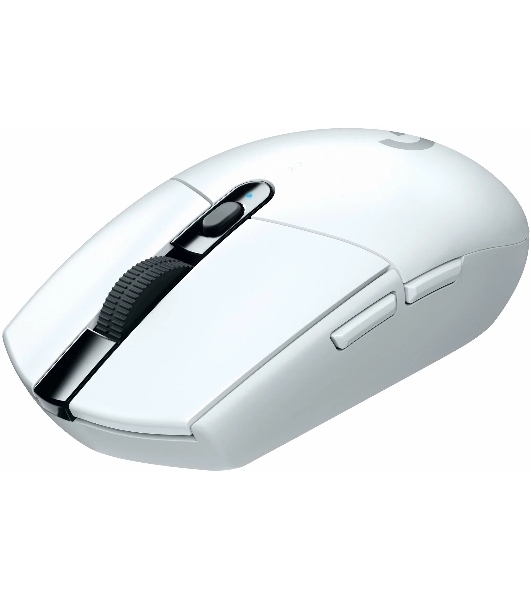 Мышь беспроводная Logitech G304 Lightspeed белый, 12000 dpi, радиоканал, USB, кнопки - 6