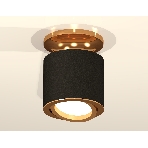 Светильник Ambrella Light XS7402100 SBK/PYG черный песок/золото желтое полированное MR16 GU5.3 (N7929, C7402, N7004), фото3