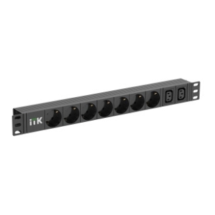 Блок распределения питания ITK PH22-7D2C131-P гор.размещ. 7xSchuko 2xC13 базовые 16A Schuko 2м