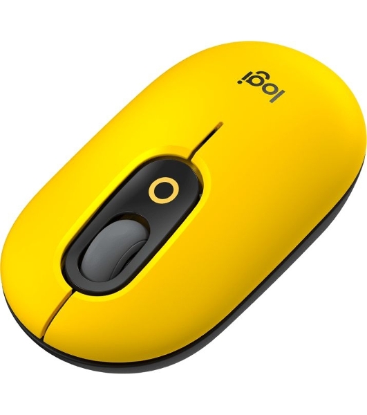 Мышь беспроводная Logitech POP Mouse желтый, 4000 dpi, Bluetooth, кнопки - 4