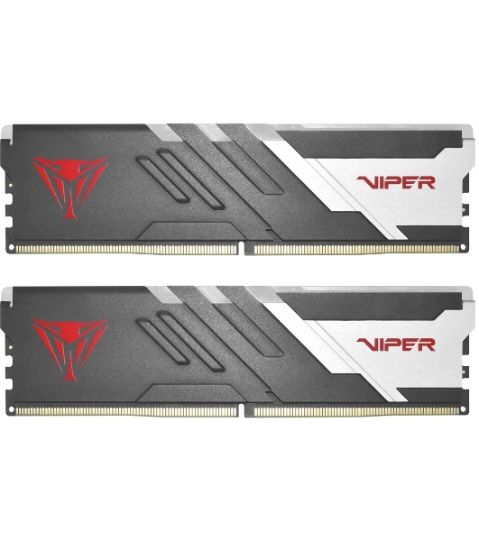 Оперативная память Patriot Viper Venom, DDR5, 32GB (2x16GB), 6800MHz, CL34, DIMM, с радиаторами, RGB, черный