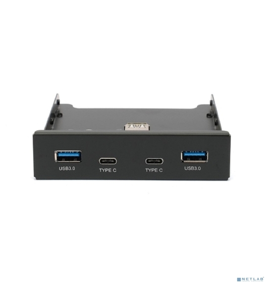 Планка на переднюю панель Gembird FP3.5-USB3-2A2C, USB, 2xUSB-A 3.0 + 2xType-C, 3.5'