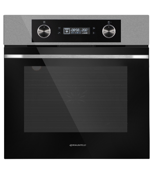 Шкаф духовой электрический Maunfeld AEOH60102S, 60л, дверца с 3 стеклами, нержавеющая сталь