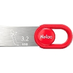 Флешка USB Netac UM2 (NT03UM2N-032G-32RE), 32Gb, USB 3.0, R/W 130/50, серебристый/красный, фото13