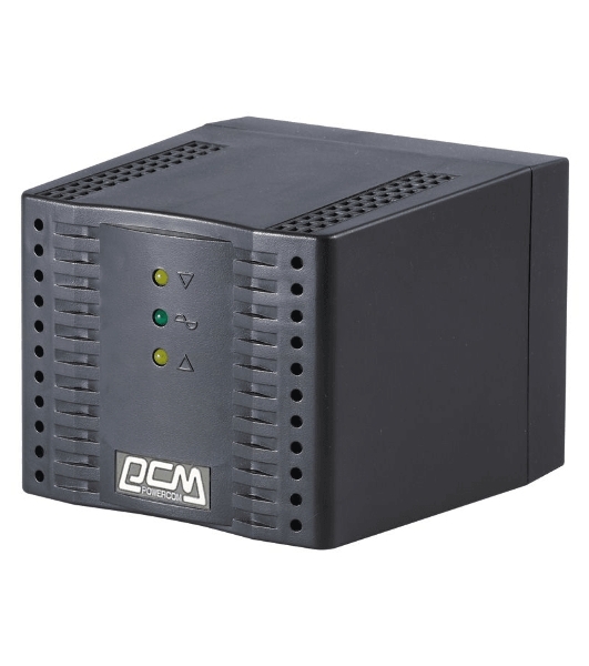 Стабилизатор напряжения Powercom TCA-2000 1000Вт 2000ВА черный