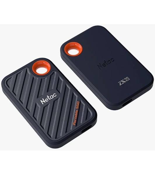 Внешний SSD Netac ZX20, 1TB, USB 3.2 Gen 2x2 Type-C, R/W 2000/1800, черный