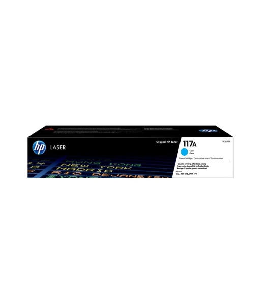 Картридж лазерный HP W2071A (HP 117A) голубой для HP Color Laser 150/170 700 страниц.