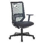 Кресло Бюрократ MC-611N TW-01 38-418 черный, сетка/ткань, 120 кг, механизм качания, фото14