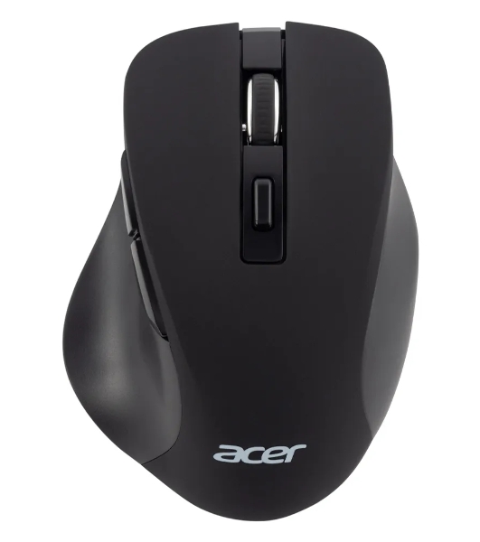 Мышь беспроводная Acer OMR140 черный, 1600 dpi, радиоканал, USB, кнопки - 6