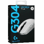 Мышь беспроводная Logitech G304 Lightspeed белый, 12000 dpi, радиоканал, USB, кнопки - 6, фото24