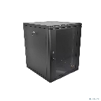 Шкаф телекоммуникационный настенный разборный ЦМО 12U (600 x 520) съемные стенки, дверь стекло, черный (ШРН-М-12.500-9005), фото4