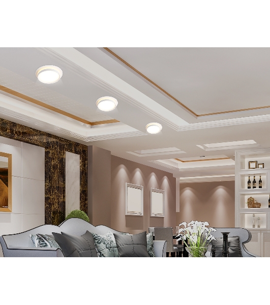 Светильник Ambrella light TN5214 WH белый GX53 max 15W D105*40