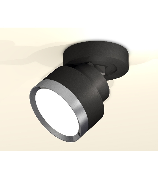 Светильник Ambrella Light XM8102006 SBK/PPH черный песок/графит полированный GX53 (A2229, A2106, C8102, N8133)