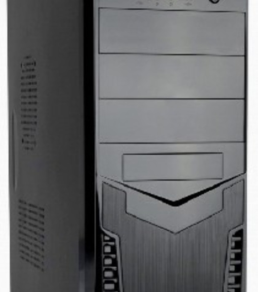 Компьютерный корпус Miditower ExeGate EX261448RUS CP-601 Black, ATX, (CP350W, 80мм), 2хUSB, Audio