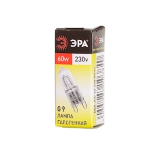 Лампа галогенная ЭРА G9-JCD-60-230V-Cl(100/1000/30000)