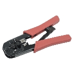 Инструмент обжим ITK TM1-B11H для RJ-45,12,11 с x рап. ме x . сине-оранж, фото 1