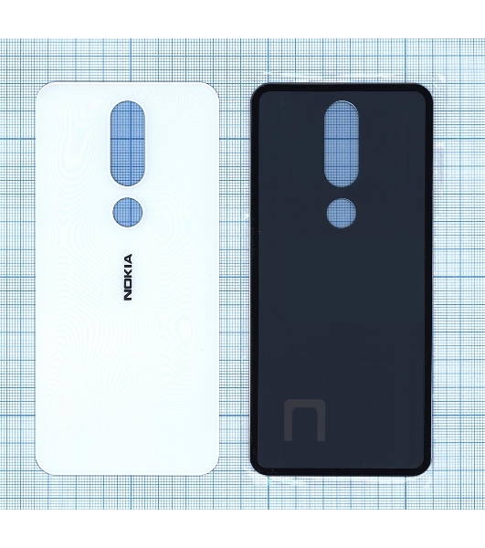 Задняя крышка для Nokia X6 белый