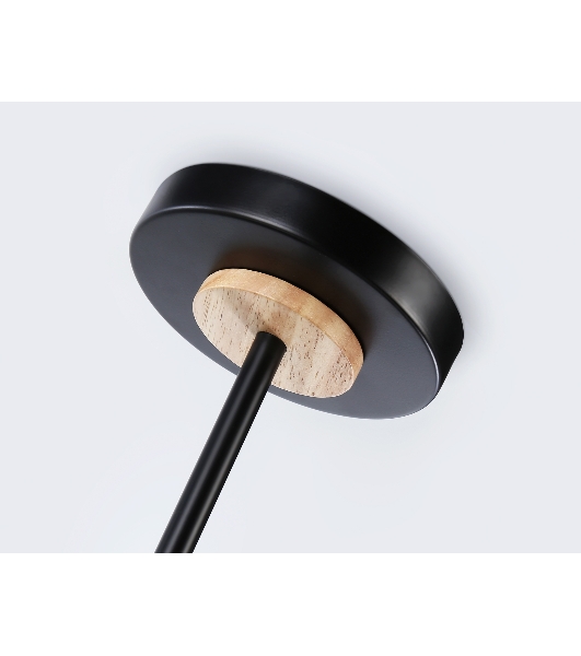 Светильник Ambrella light TR8244/2 BK/LWD черный/светлое дерево E27/2 max 40W 590*165*220