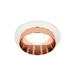 Комплект встраиваемого светильника Ambrella light XC6512025 SWH/PPG белый песок/золото розовое полированное MR16 GU5.3 (C6512, N6135), фото3