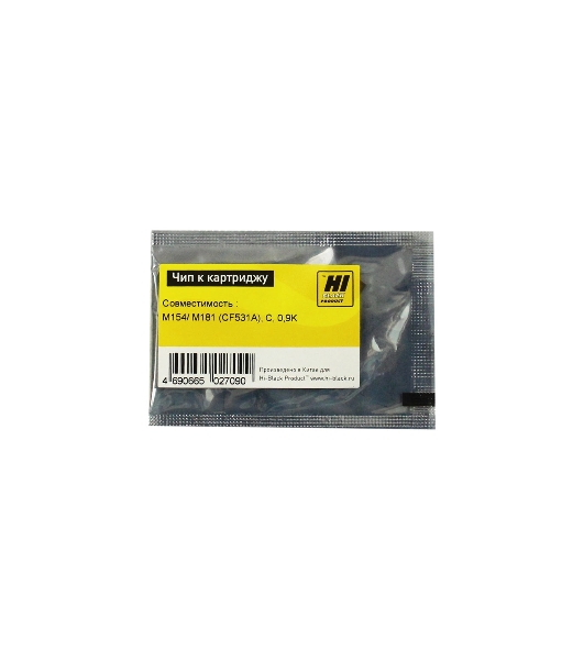 Чип Hi-Black к картриджу HP CLJ Pro M154/MFP M281 (CF531A), C, 0,9K