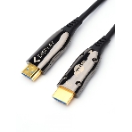 Кабель HDMI 30 м (HIGH speed, Metal gold, Optical) 8K VER 2.1 Кабель HDMI 30 м (HIGH speed, Metal gold, Optical) 8K VER 2.1, фото9
