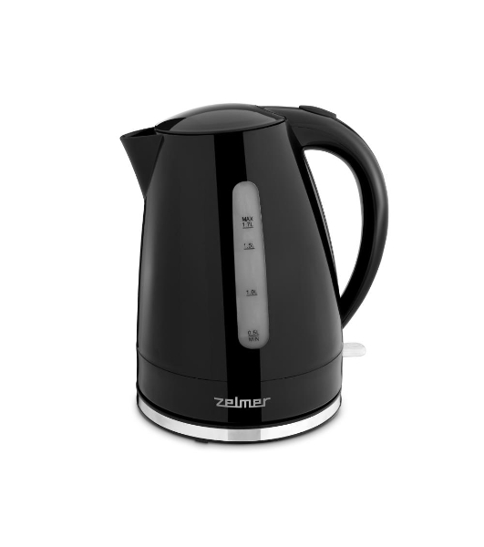 Чайник электрический Zelmer ZCK7617B 1.7 л, 2200 Вт, черный корпус: пластик