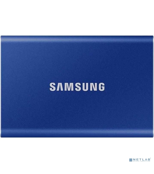 Внешний SSD Samsung T7, 1TB, USB 3.2 Gen 2 Type-C, R/W 1050/1000, синий