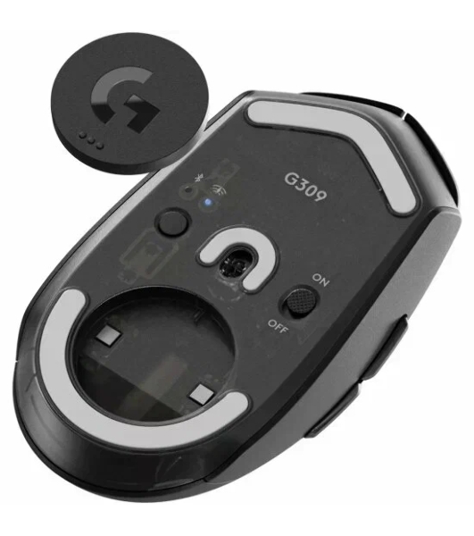Мышь беспроводная Logitech G309 Lightspeed черный, 25600 dpi, радиоканал, Bluetooth, USB, кнопки - 6