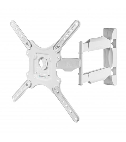 Кронштейн ONKRON/32-55' макс. 400x400, 2 колена, наклон -5º+8º, поворот 180º макс, от стены 55-500мм, белый